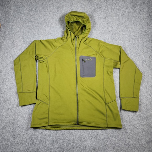 Rab Other - Rab Hoodie Mens XL Green Superflux Hoody Long Sleeve Full Zip QFE-65